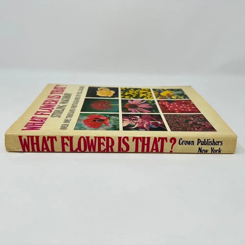 What Flower Is That? Stirling Macoboy 1973 Hardcover Photography Flower ID Book